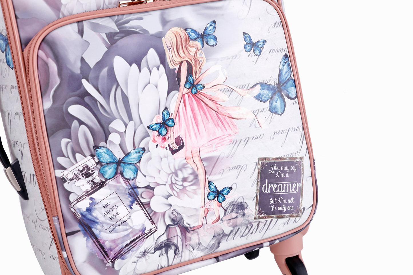 Dreamerz Dome 3PC Set | Carry-On Luggage Suitcase With Wheels