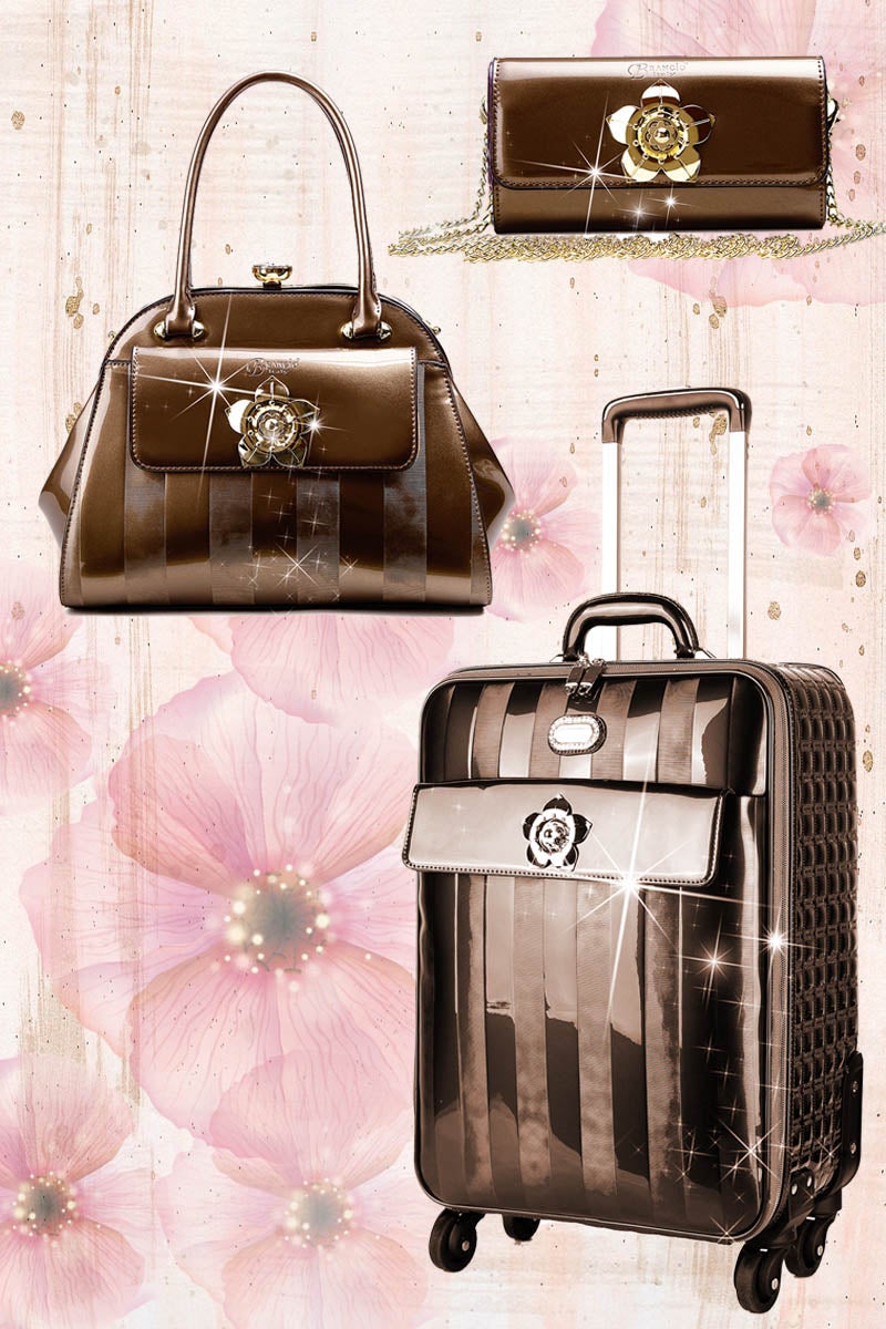 Floral Accent 3PC Set | Travel Luggage With Spinner Wheels