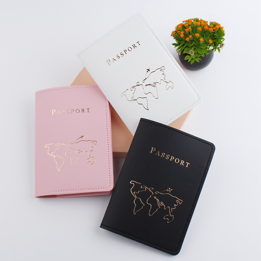 3Pcs Travel Accessory Set, Passport Cover with 2 Luggage Tags